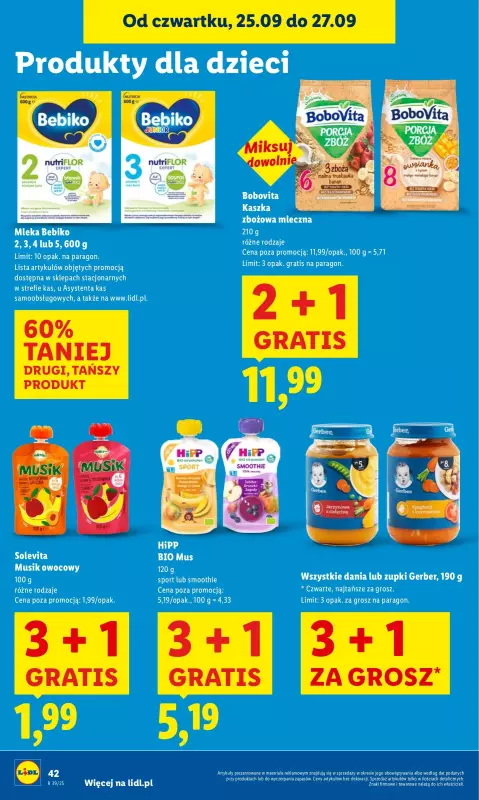 Lidl - gazetka promocyjna Oferta od czwartku od czwartku 25.09 do soboty 27.09 - strona 46