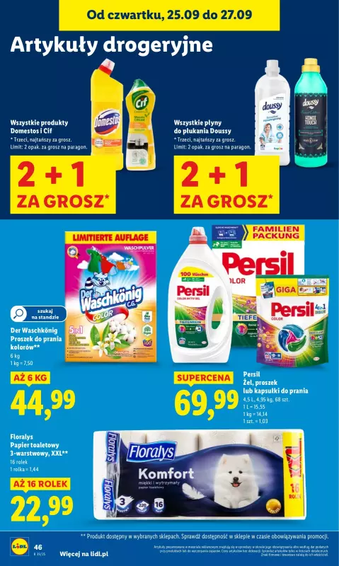 Lidl - gazetka promocyjna Oferta od czwartku od czwartku 25.09 do soboty 27.09 - strona 50
