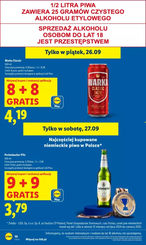 Lidl - gazetka promocyjna Oferta od czwartku od czwartku 25.09 do soboty 27.09 - strona 12