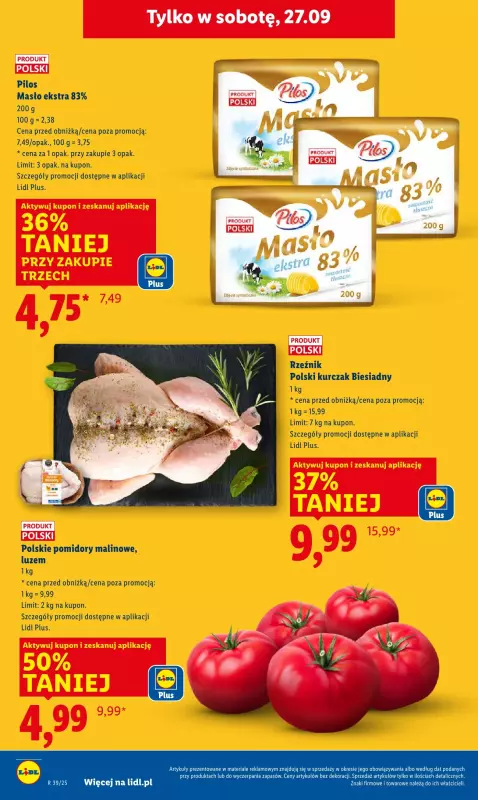 Lidl - gazetka promocyjna Oferta od czwartku od czwartku 25.09 do soboty 27.09 - strona 2