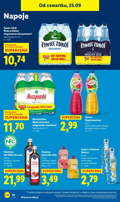 Lidl - gazetka promocyjna Oferta od czwartku od czwartku 25.09 do soboty 27.09 - strona 30
