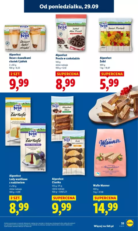 Lidl - gazetka promocyjna Oferta od poniedziałku od poniedziałku 29.09 do środy 01.10 - strona 37