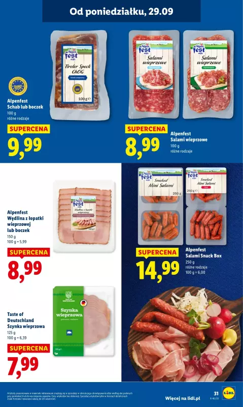 Lidl - gazetka promocyjna Oferta od poniedziałku od poniedziałku 29.09 do środy 01.10 - strona 33