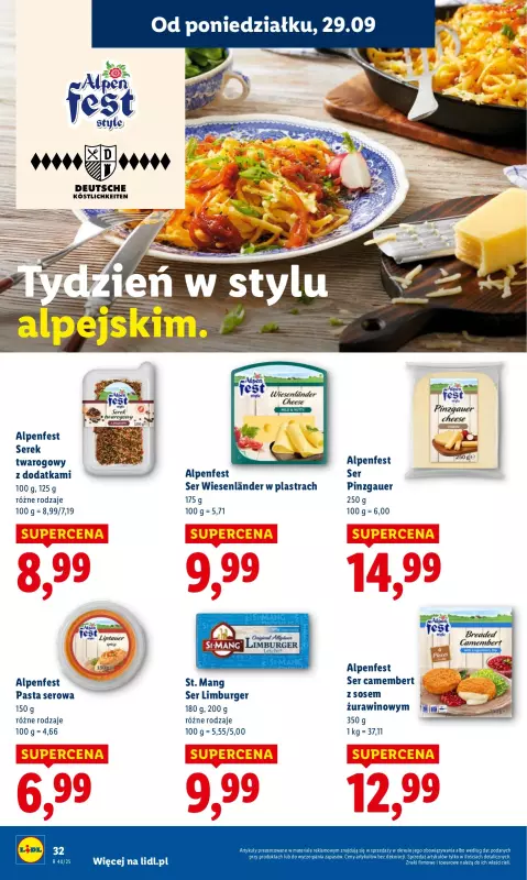 Lidl - gazetka promocyjna Oferta od poniedziałku od poniedziałku 29.09 do środy 01.10 - strona 34
