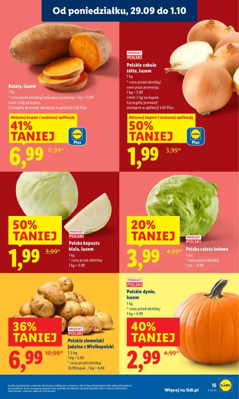 Lidl - gazetka promocyjna Oferta od poniedziałku od poniedziałku 29.09 do środy 01.10 - strona 17