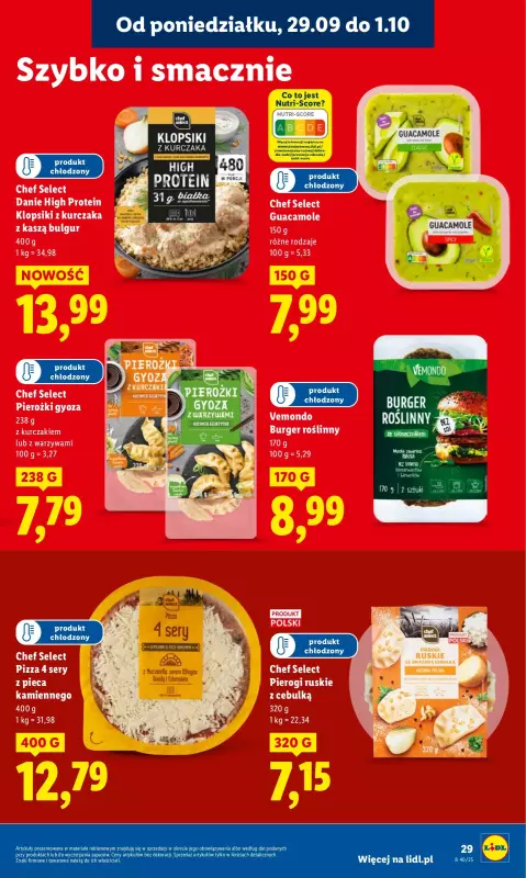Lidl - gazetka promocyjna Oferta od poniedziałku od poniedziałku 29.09 do środy 01.10 - strona 31