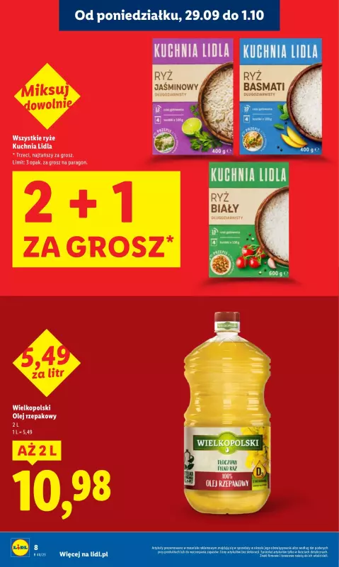 Lidl - gazetka promocyjna Oferta od poniedziałku od poniedziałku 29.09 do środy 01.10 - strona 8