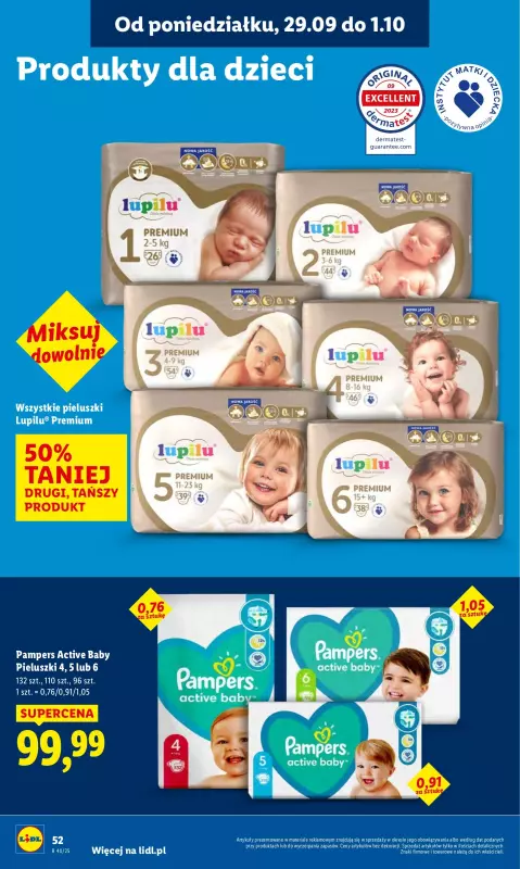Lidl - gazetka promocyjna Oferta od poniedziałku od poniedziałku 29.09 do środy 01.10 - strona 56