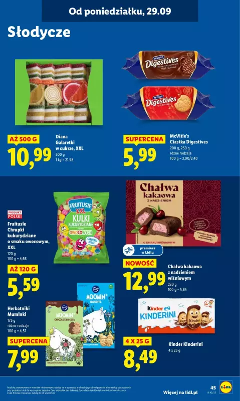 Lidl - gazetka promocyjna Oferta od poniedziałku od poniedziałku 29.09 do środy 01.10 - strona 49