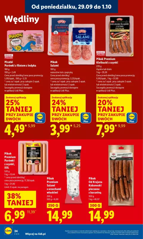 Lidl - gazetka promocyjna Oferta od poniedziałku od poniedziałku 29.09 do środy 01.10 - strona 26
