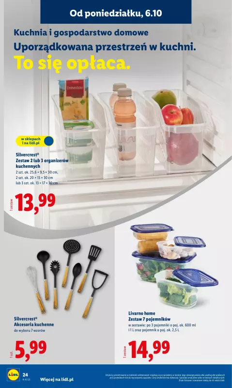 Lidl - gazetka promocyjna Katalog od poniedziałku 06.10 do soboty 11.10 - strona 24