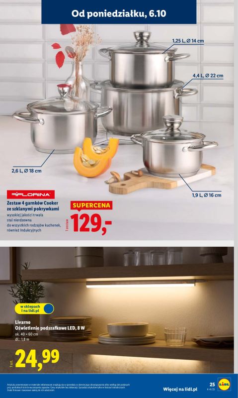 Lidl - gazetka promocyjna Katalog od poniedziałku 06.10 do soboty 11.10 - strona 25