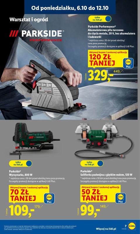 Lidl - gazetka promocyjna Katalog od poniedziałku 06.10 do soboty 11.10 - strona 7