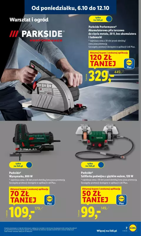 Lidl - gazetka promocyjna Katalog od poniedziałku 06.10 do soboty 11.10 - strona 7