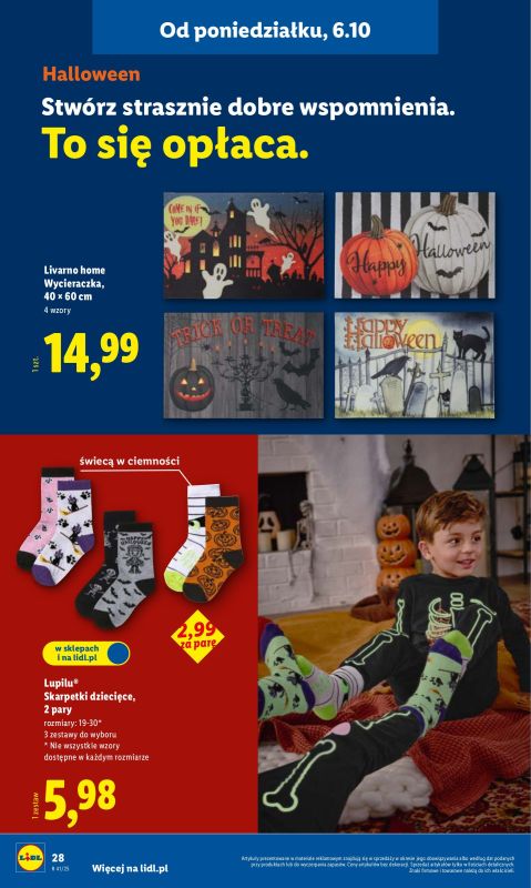 Lidl - gazetka promocyjna Katalog od poniedziałku 06.10 do soboty 11.10 - strona 28