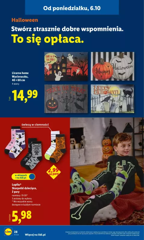 Lidl - gazetka promocyjna Katalog od poniedziałku 06.10 do soboty 11.10 - strona 28