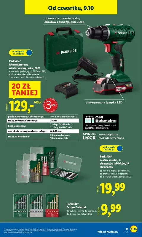 Lidl - gazetka promocyjna Katalog od poniedziałku 06.10 do soboty 11.10 - strona 35