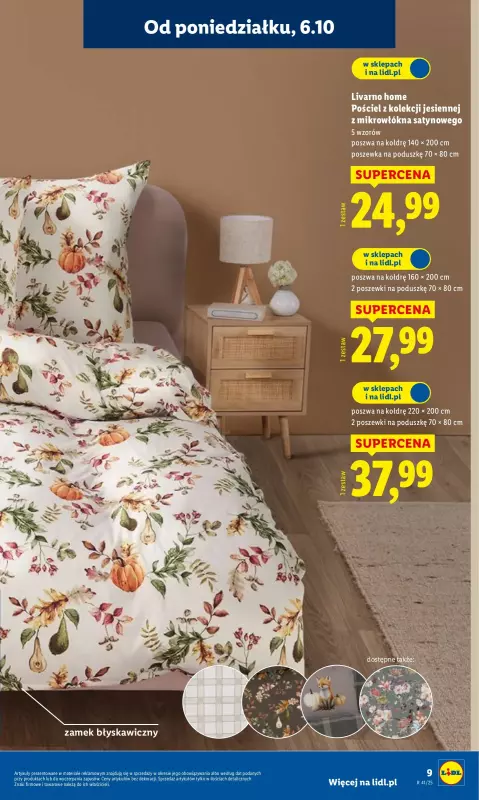 Lidl - gazetka promocyjna Katalog od poniedziałku 06.10 do soboty 11.10 - strona 9
