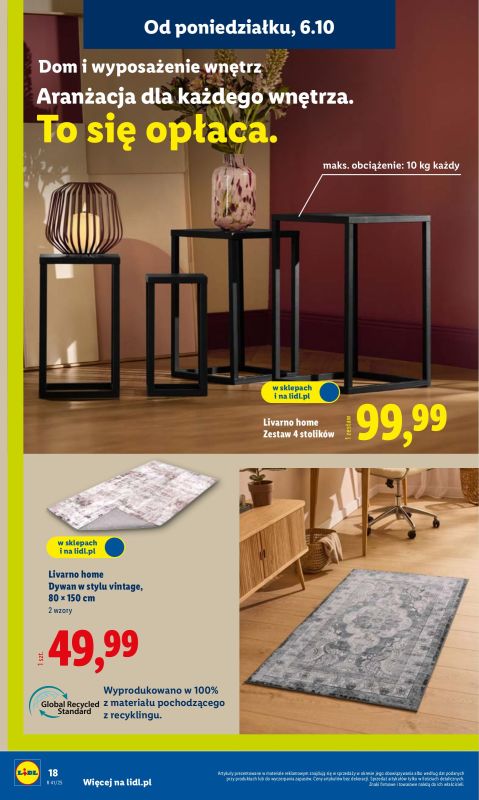 Lidl - gazetka promocyjna Katalog od poniedziałku 06.10 do soboty 11.10 - strona 18