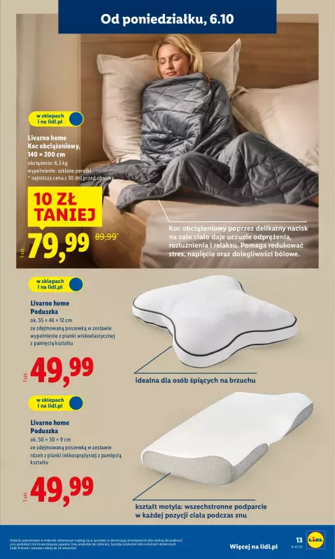 Lidl - gazetka promocyjna Katalog od poniedziałku 06.10 do soboty 11.10 - strona 13
