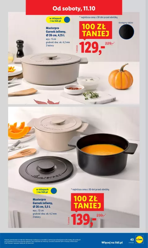Lidl - gazetka promocyjna Katalog od poniedziałku 06.10 do soboty 11.10 - strona 47