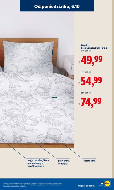 Lidl - gazetka promocyjna Katalog od poniedziałku 06.10 do soboty 11.10 - strona 11