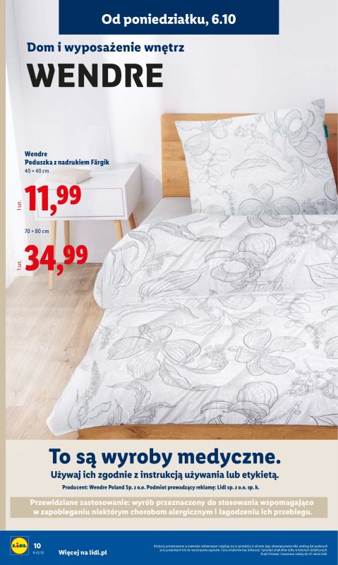 Lidl - gazetka promocyjna Katalog od poniedziałku 06.10 do soboty 11.10 - strona 10