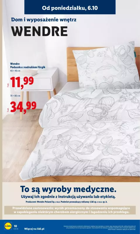 Lidl - gazetka promocyjna Katalog od poniedziałku 06.10 do soboty 11.10 - strona 10