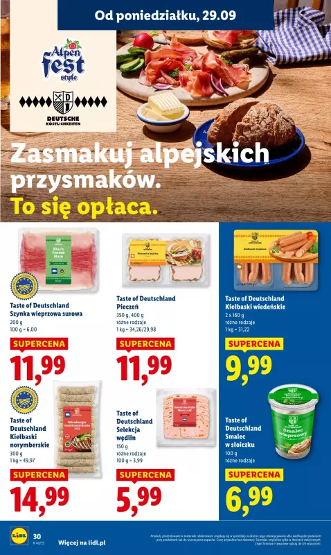 Lidl - gazetka promocyjna Oferta od poniedziałku od poniedziałku 29.09 do środy 01.10 - strona 32