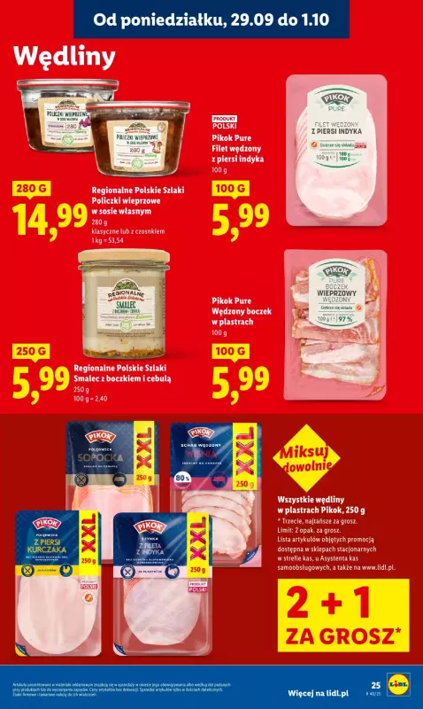 Lidl - gazetka promocyjna Oferta od poniedziałku od poniedziałku 29.09 do środy 01.10 - strona 27