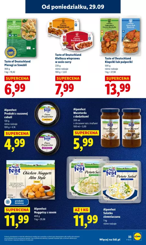 Lidl - gazetka promocyjna Oferta od poniedziałku od poniedziałku 29.09 do środy 01.10 - strona 35