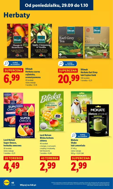 Lidl - gazetka promocyjna Oferta od poniedziałku od poniedziałku 29.09 do środy 01.10 - strona 52