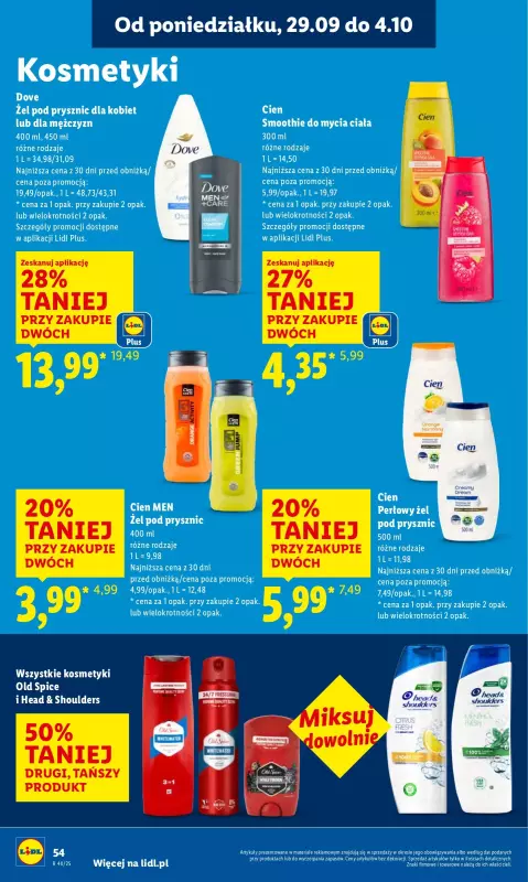 Lidl - gazetka promocyjna Oferta od poniedziałku od poniedziałku 29.09 do środy 01.10 - strona 58