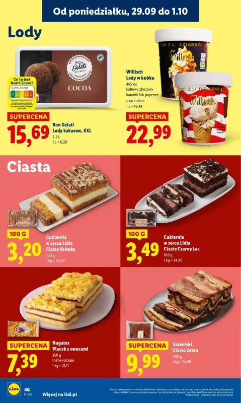 Lidl - gazetka promocyjna Oferta od poniedziałku od poniedziałku 29.09 do środy 01.10 - strona 50