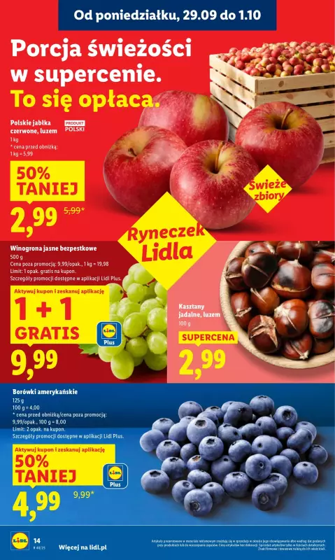 Lidl - gazetka promocyjna Oferta od poniedziałku od poniedziałku 29.09 do środy 01.10 - strona 16