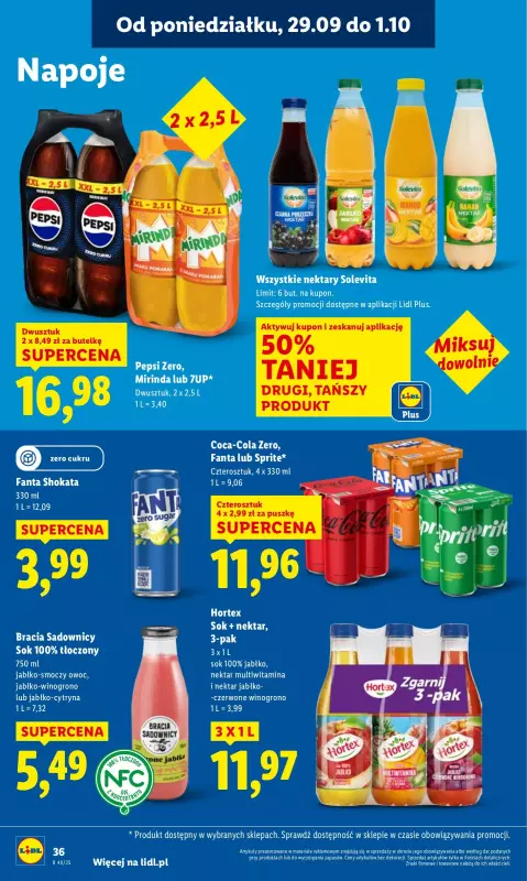 Lidl - gazetka promocyjna Oferta od poniedziałku od poniedziałku 29.09 do środy 01.10 - strona 38