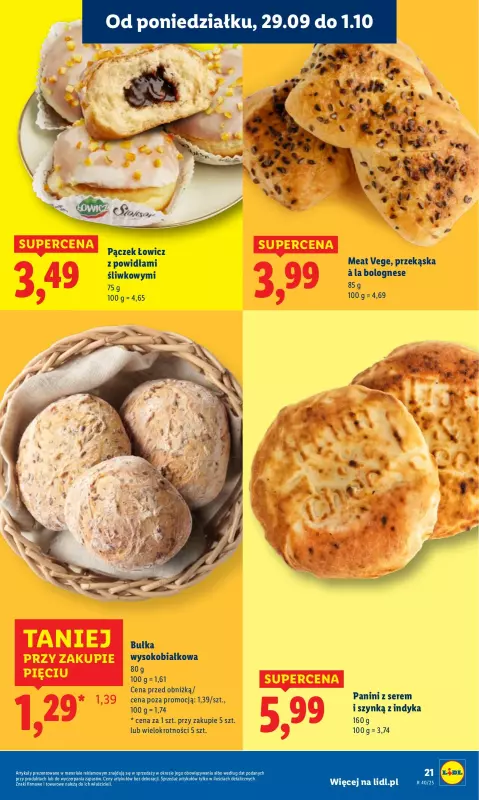 Lidl - gazetka promocyjna Oferta od poniedziałku od poniedziałku 29.09 do środy 01.10 - strona 23