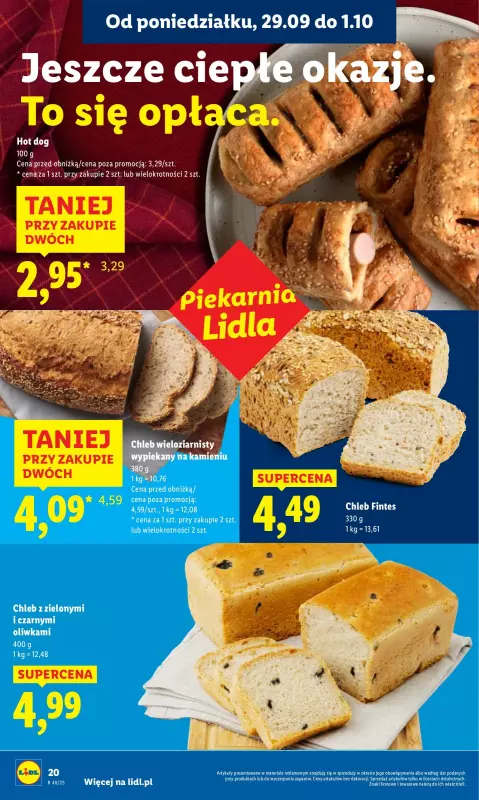 Lidl - gazetka promocyjna Oferta od poniedziałku od poniedziałku 29.09 do środy 01.10 - strona 22
