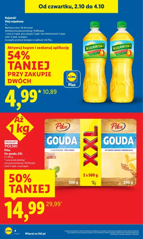 Lidl - gazetka promocyjna Oferta od czwartku od czwartku 02.10 do soboty 04.10 - strona 4