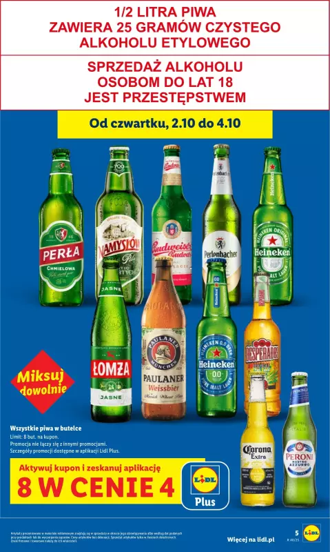 Lidl - gazetka promocyjna Oferta od czwartku od czwartku 02.10 do soboty 04.10 - strona 5