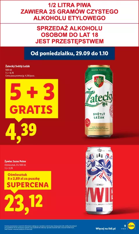 Lidl - gazetka promocyjna Oferta od poniedziałku od poniedziałku 29.09 do środy 01.10 - strona 11