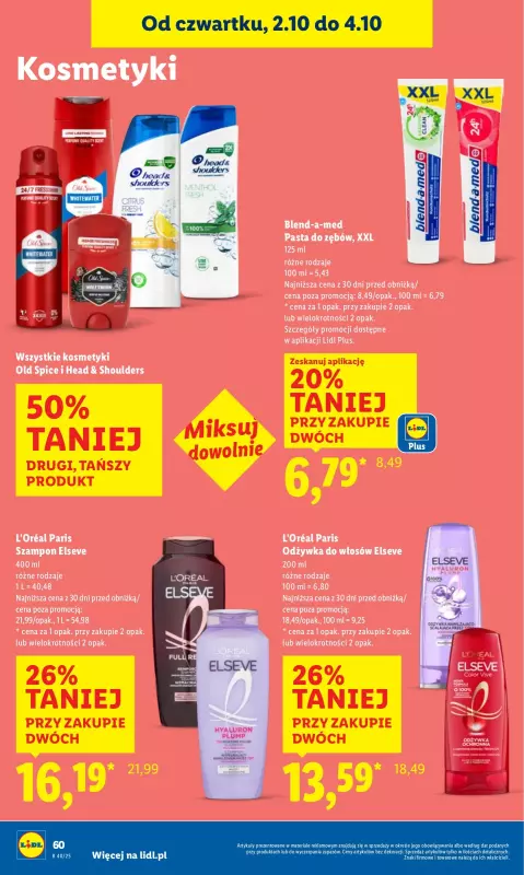 Lidl - gazetka promocyjna Oferta od czwartku od czwartku 02.10 do soboty 04.10 - strona 64
