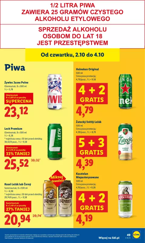Lidl - gazetka promocyjna Oferta od czwartku od czwartku 02.10 do soboty 04.10 - strona 53