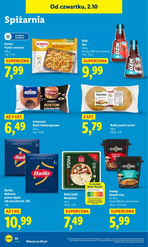 Lidl - gazetka promocyjna Oferta od czwartku od czwartku 02.10 do soboty 04.10 - strona 58