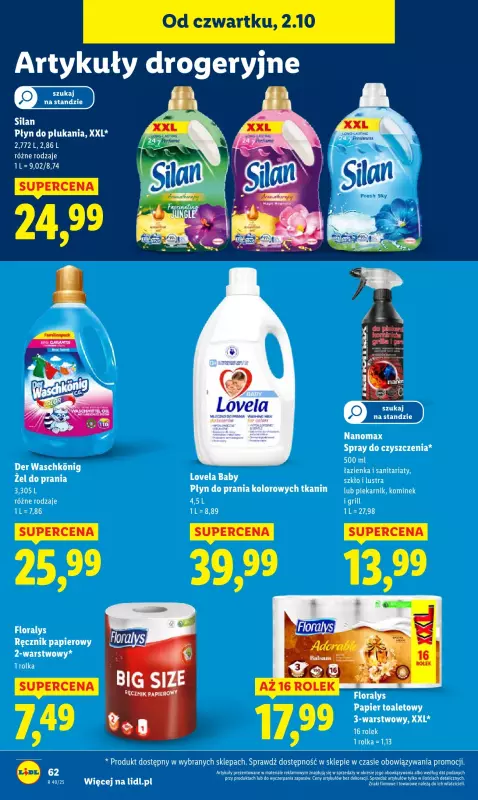 Lidl - gazetka promocyjna Oferta od czwartku od czwartku 02.10 do soboty 04.10 - strona 68