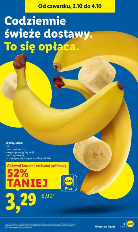 Lidl - gazetka promocyjna Oferta od czwartku od czwartku 02.10 do soboty 04.10 - strona 3