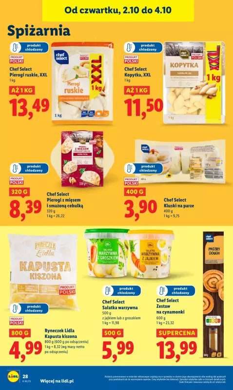Lidl - gazetka promocyjna Oferta od czwartku od czwartku 02.10 do soboty 04.10 - strona 32