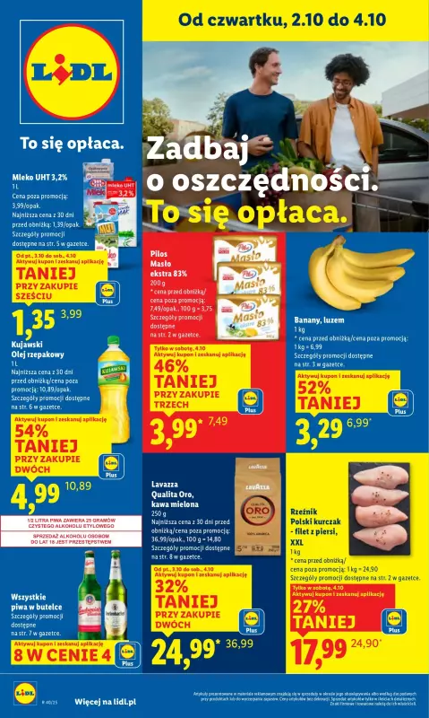 Lidl - gazetka promocyjna Oferta od czwartku od czwartku 02.10 do soboty 04.10