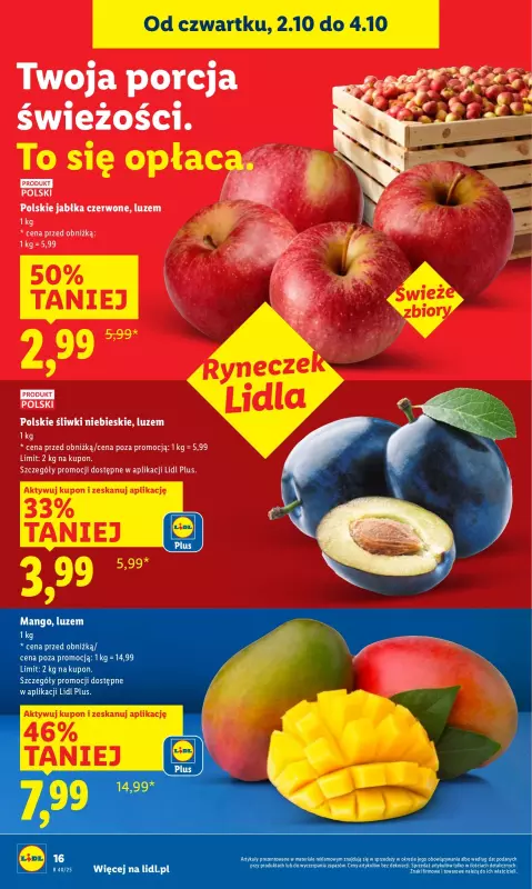 Lidl - gazetka promocyjna Oferta od czwartku od czwartku 02.10 do soboty 04.10 - strona 20