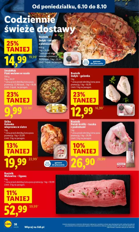 Lidl - gazetka promocyjna Oferta od poniedziałku od poniedziałku 06.10 do środy 08.10 - strona 38
